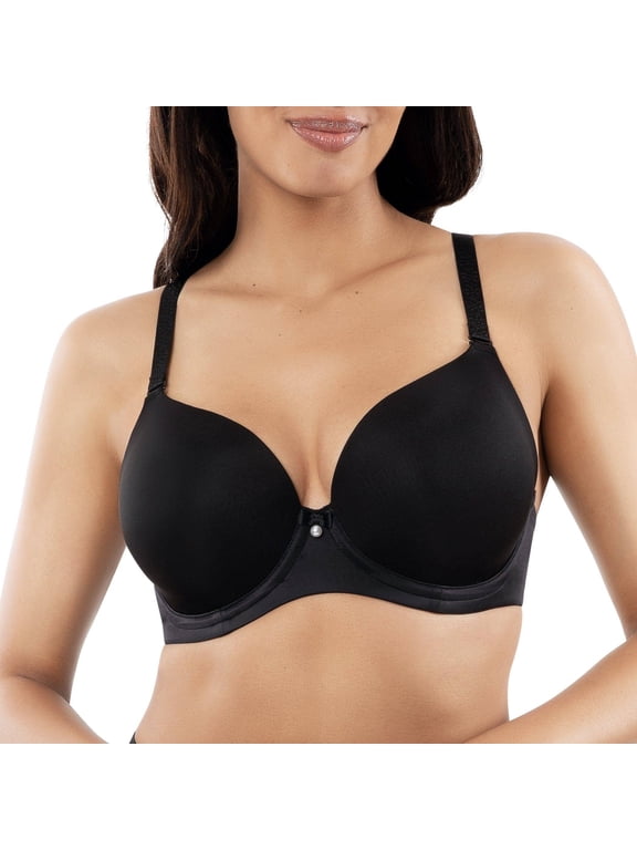 Elise Underwire Full Bust Everyday T-Shirt Bra, Black, 36J