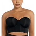 thumbnail image 1 of Women's Parfait P50116 Elissa Strapless Bustier Underwire Bra (Black 42G), 1 of 6