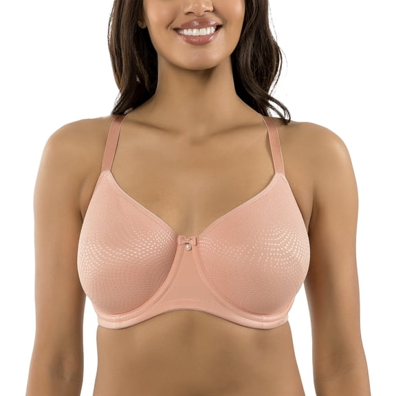 Parfait Pearl Seamless Minimizer Underwire Bra (P60921),38H,Peach Beige