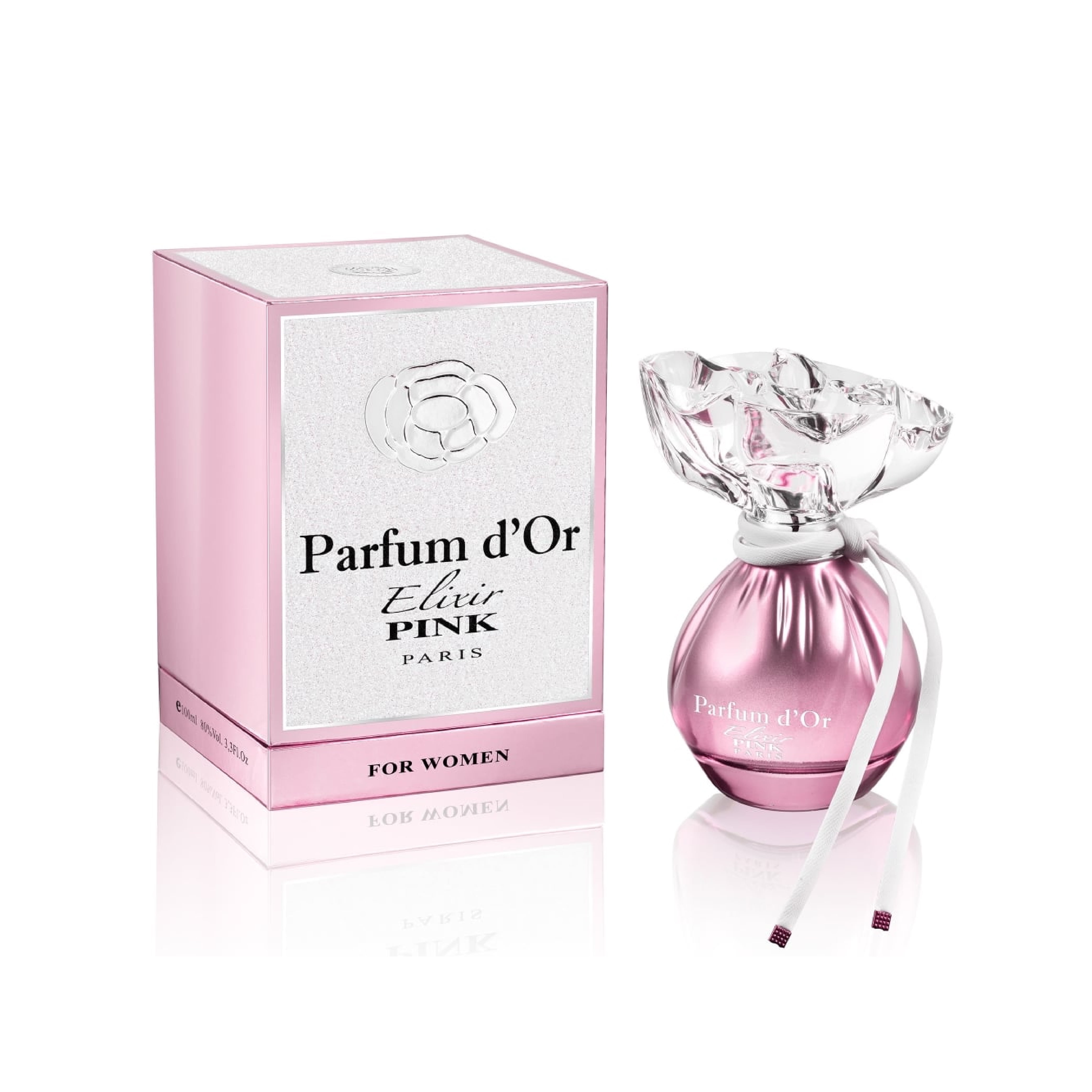 Parfum D'OR Elixir Pink 3.4oz/100ml Edp Spray for Women 