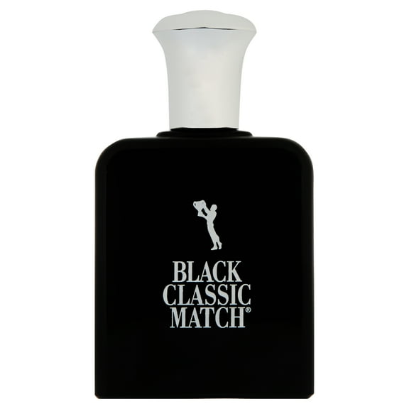 Parfums Belcam Black Classic Match for Men Eau de Toilette Spray, 2.5 fl oz