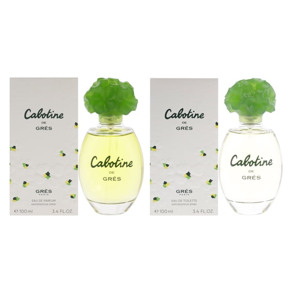 Parfums Gres Cabotine 2 Pc Kit - 3.4 oz EDT Spray, 3.4 oz EDP Spray