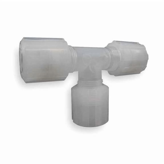 Tee, PFA, Comp 1/8", 1/8", 1/8", Comp GTC-2