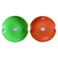 thumbnail image 1 of Paricon Flexible Flyer Flying Saucer  Sled Combo Pack, 26", Green/Orange, 1 of 8