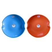 Paricon Flexible Flyer Flying Saucer Sled Combo Pack, 26", Orange/Blue