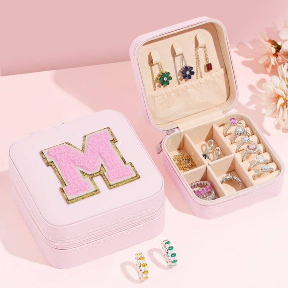 Parima Travel Jewelry Organizer for Women, Travel Jewelry Organizer, Necklace Organizer Earrings Organizer Ring Organizer, Jewelry Travel Organizer for Women