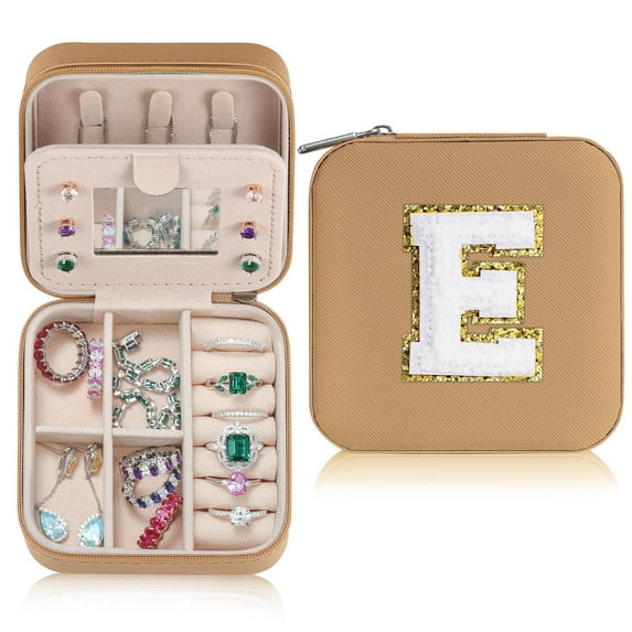 Parima Trendy Travel Jewelry Case, Small Jewelry Organizer Box, Jewelry Travel Organizer, Travel Gifts for Women Travel Essentials