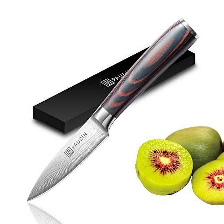 Paring Knife - PAUDIN 3.5 Inch Kitchen Knife N8 German High Carbon