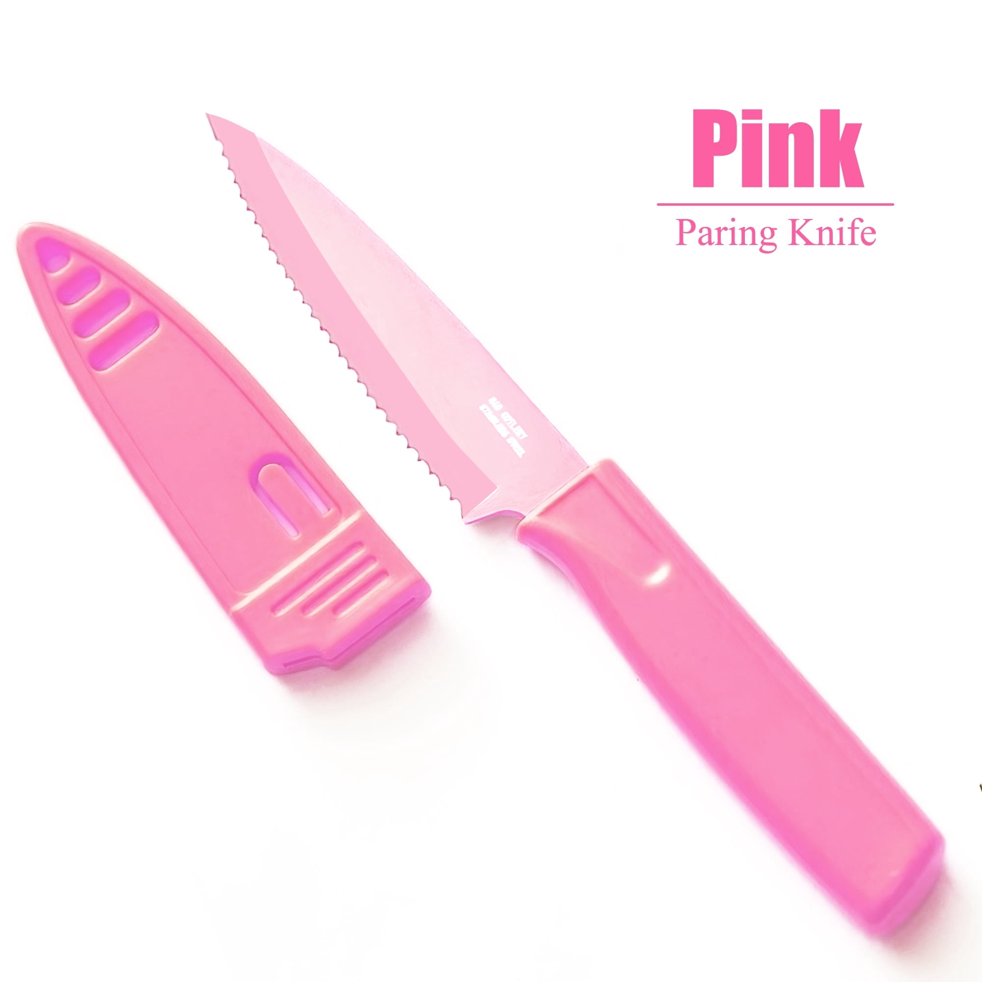 Paring Knife with Safety Sheath, Fruit Knife with 4 inch Stainless ...