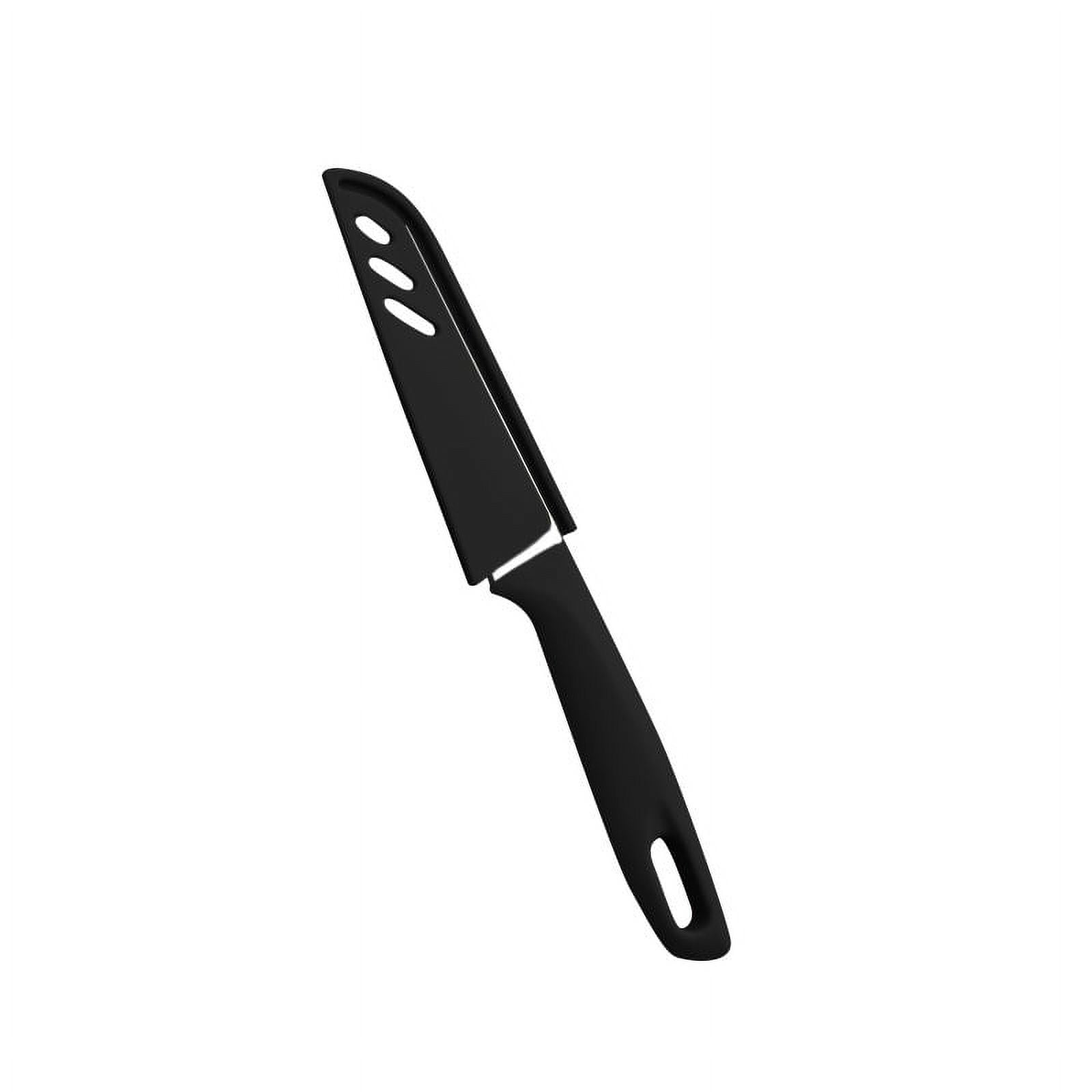 Paring Knives with Sheaths 4" Stainless Steel Vegetable and Fruit Knives for Cooking, Peeling