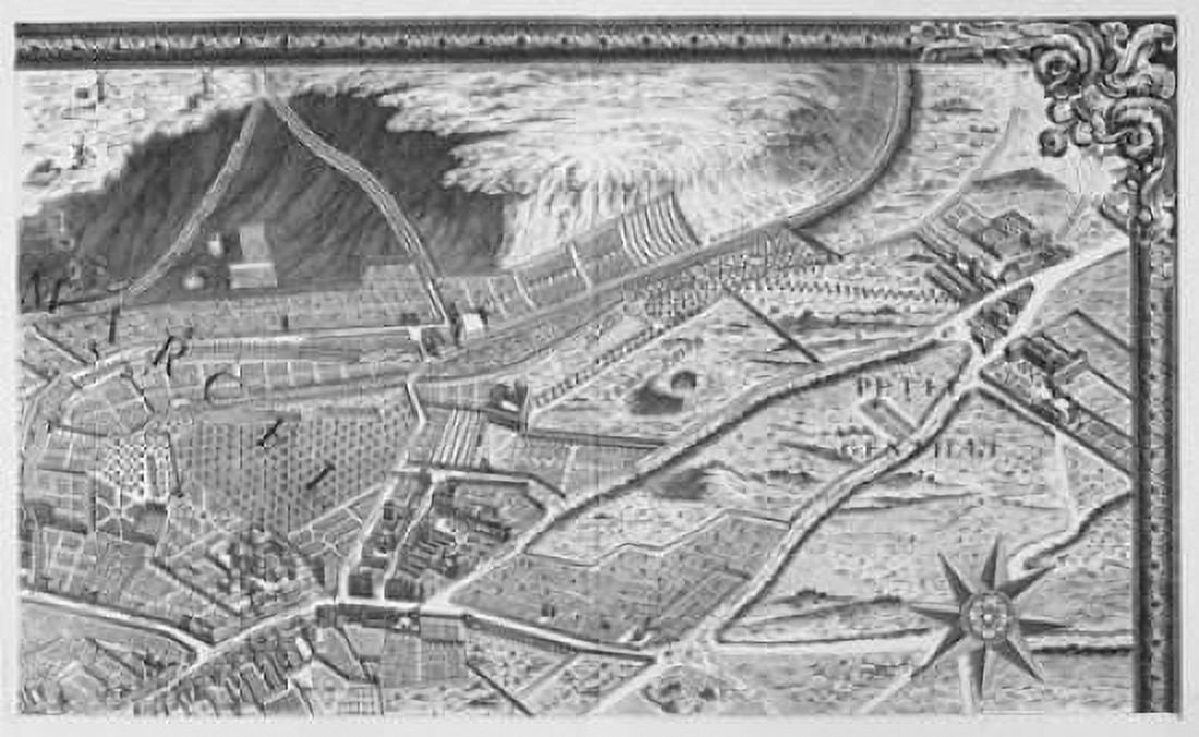 Paris 1739 Sectional map Canvas Art - Michel-Etienne Turgot (12 x 18)