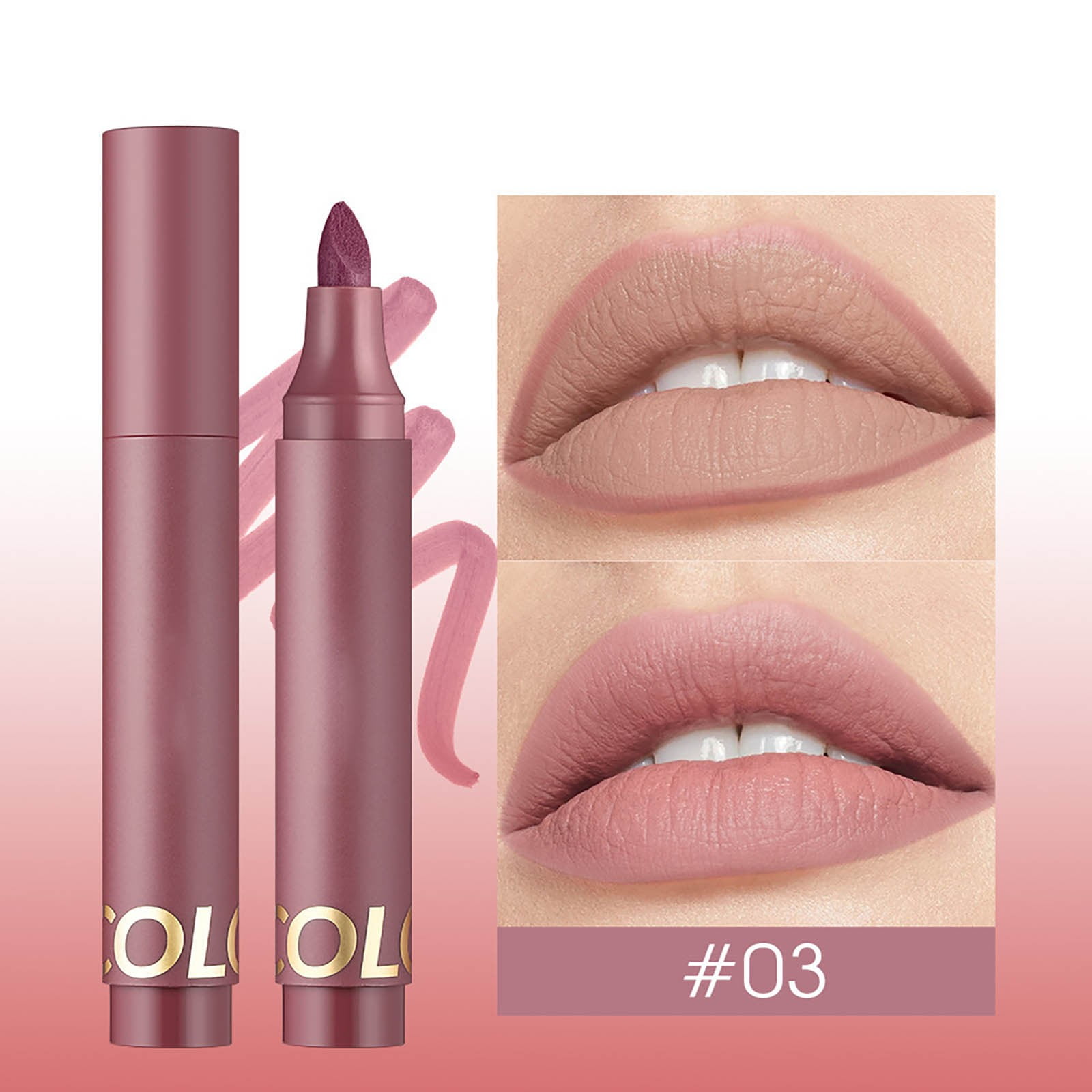 Natural Lipstick Color Dime Cosmetics Ink Lip Tint Lip Colors Pencil M Lip Lip Liner Pencil Set - 12 Lip Gloss Kits That Are to Make Your Own Lip Kits for Adults Jelly Lipstick Korean