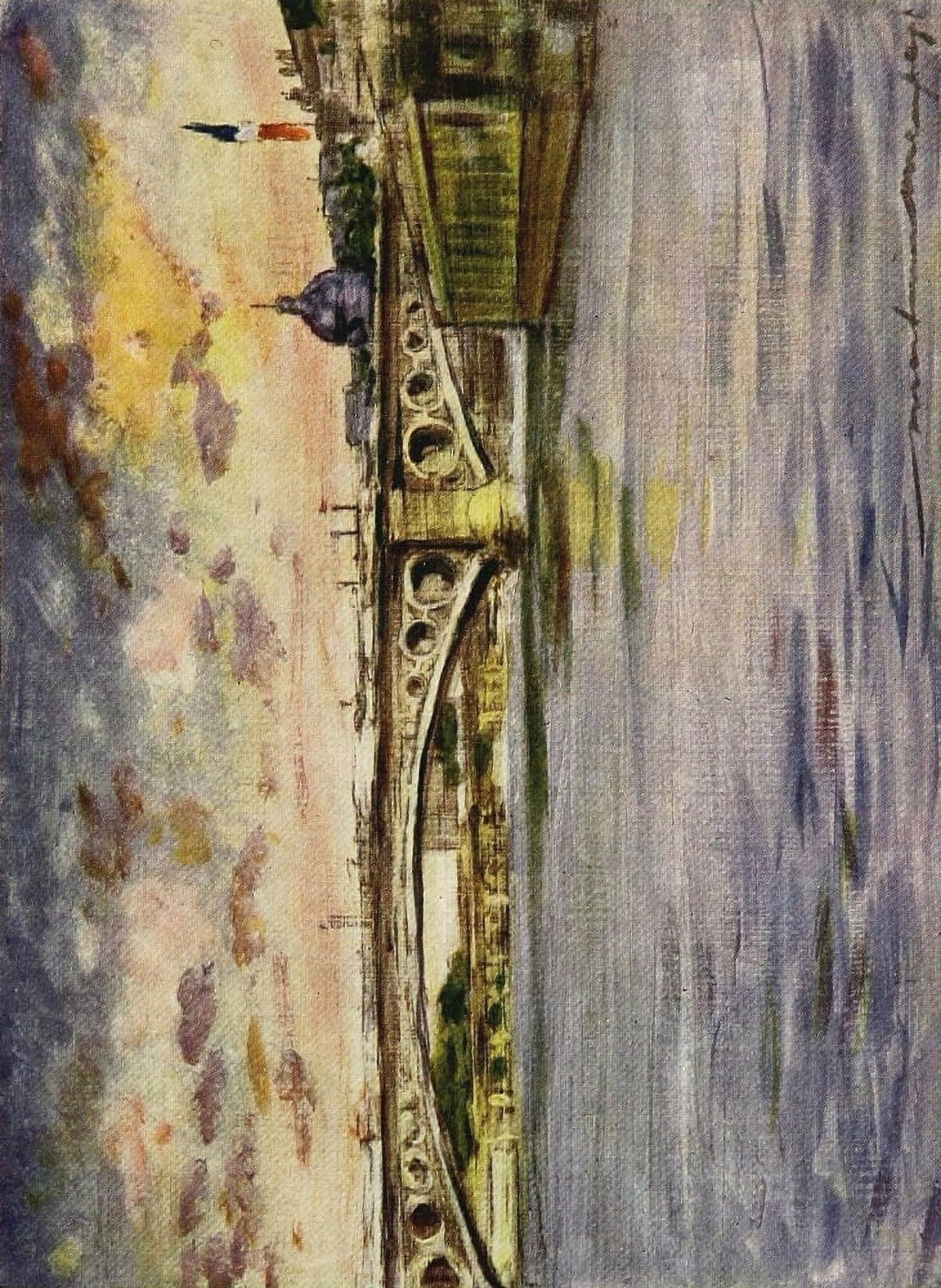 Paris 1909 Afternoon Canvas Art - Mortimer Menpes (24 x 36)
