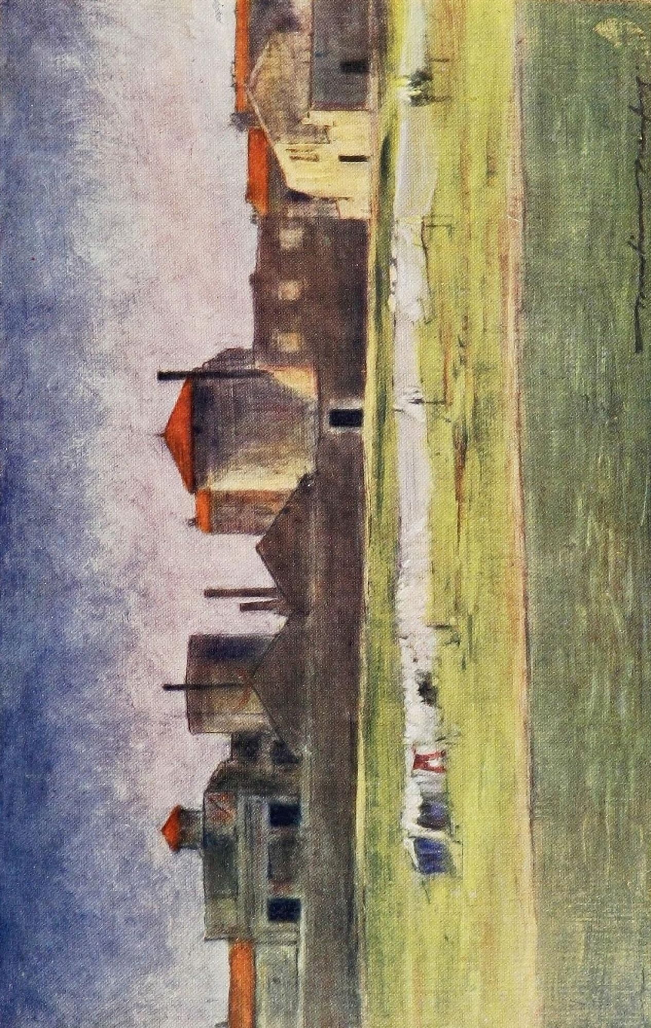 Paris 1909 Drying ground near Charenton Canvas Art - Mortimer Menpes (18 x 24)