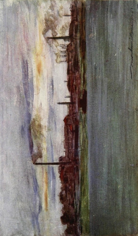 Paris 1909 Near Charenton Canvas Art - Mortimer Menpes (18 x 24)