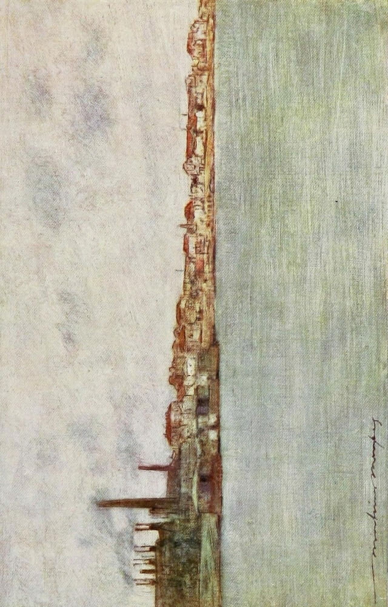 Paris 1909 On the way to Charenton Canvas Art - Mortimer Menpes (24 x 36)