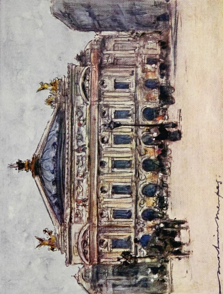 Paris 1909 Opera Canvas Art - Mortimer Menpes (24 x 36)