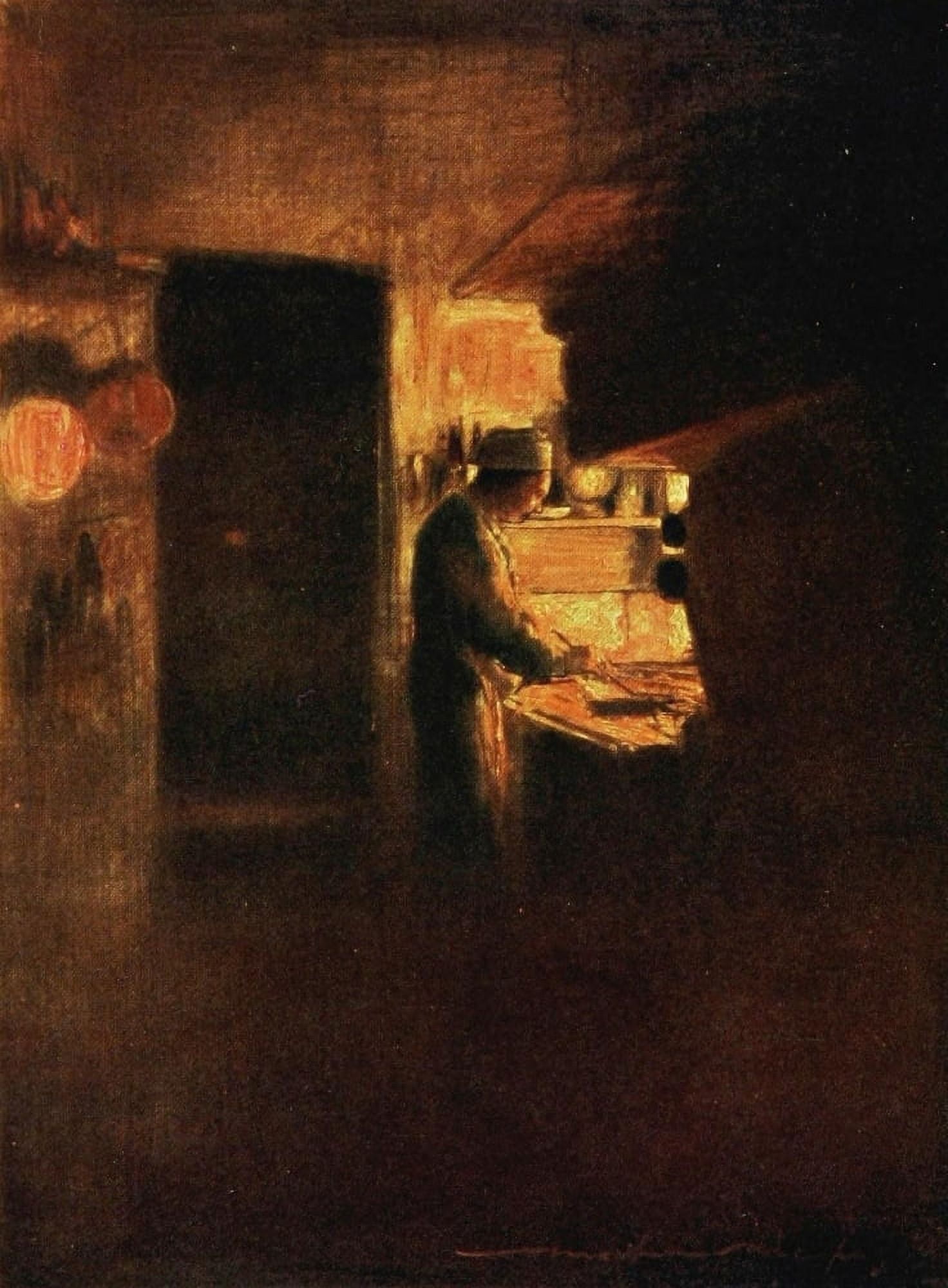 Paris 1909 Parisian Cuisine Canvas Art - Mortimer Menpes (24 x 36)