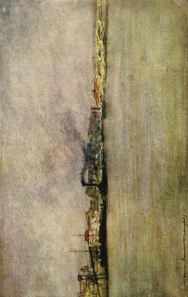 Paris 1909 Steamers at Charenton Canvas Art - Mortimer Menpes (24 x 36)