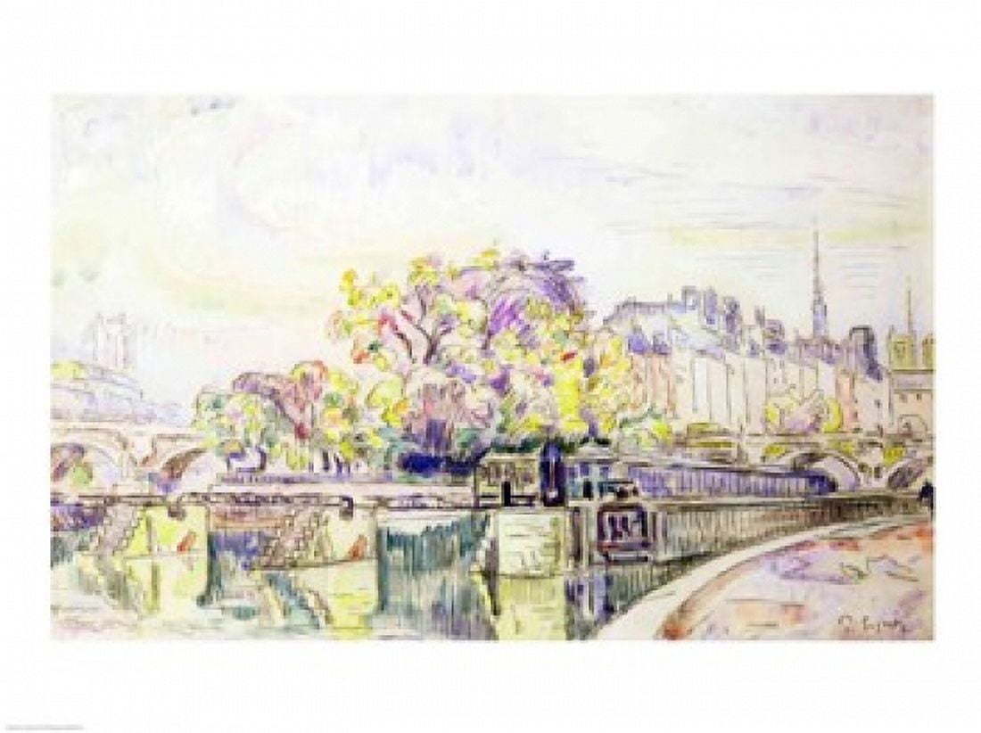 Paris 1923 Canvas Art - Paul Signac (24 x 18)