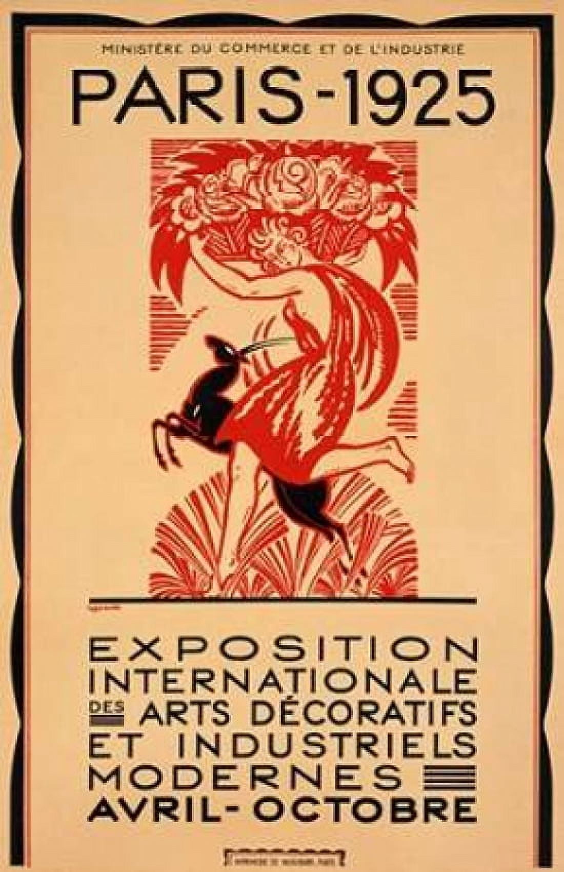 Paris-1925 Canvas Art - Robert Bonfils (24 x 36)