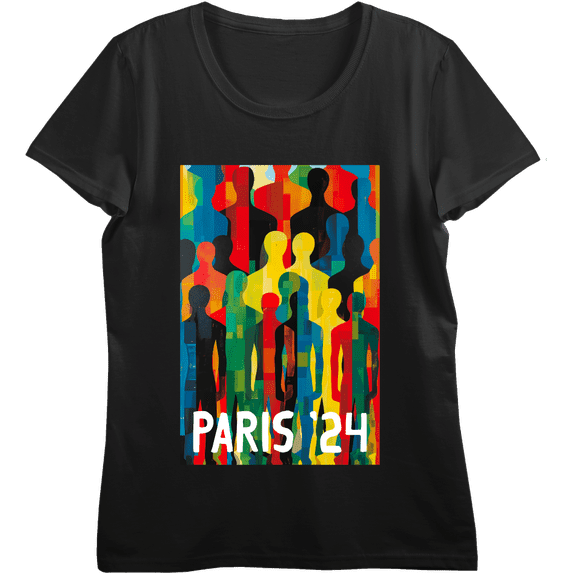 Silhouettes Women's Crew Neck Short Sleeve Crop Tee