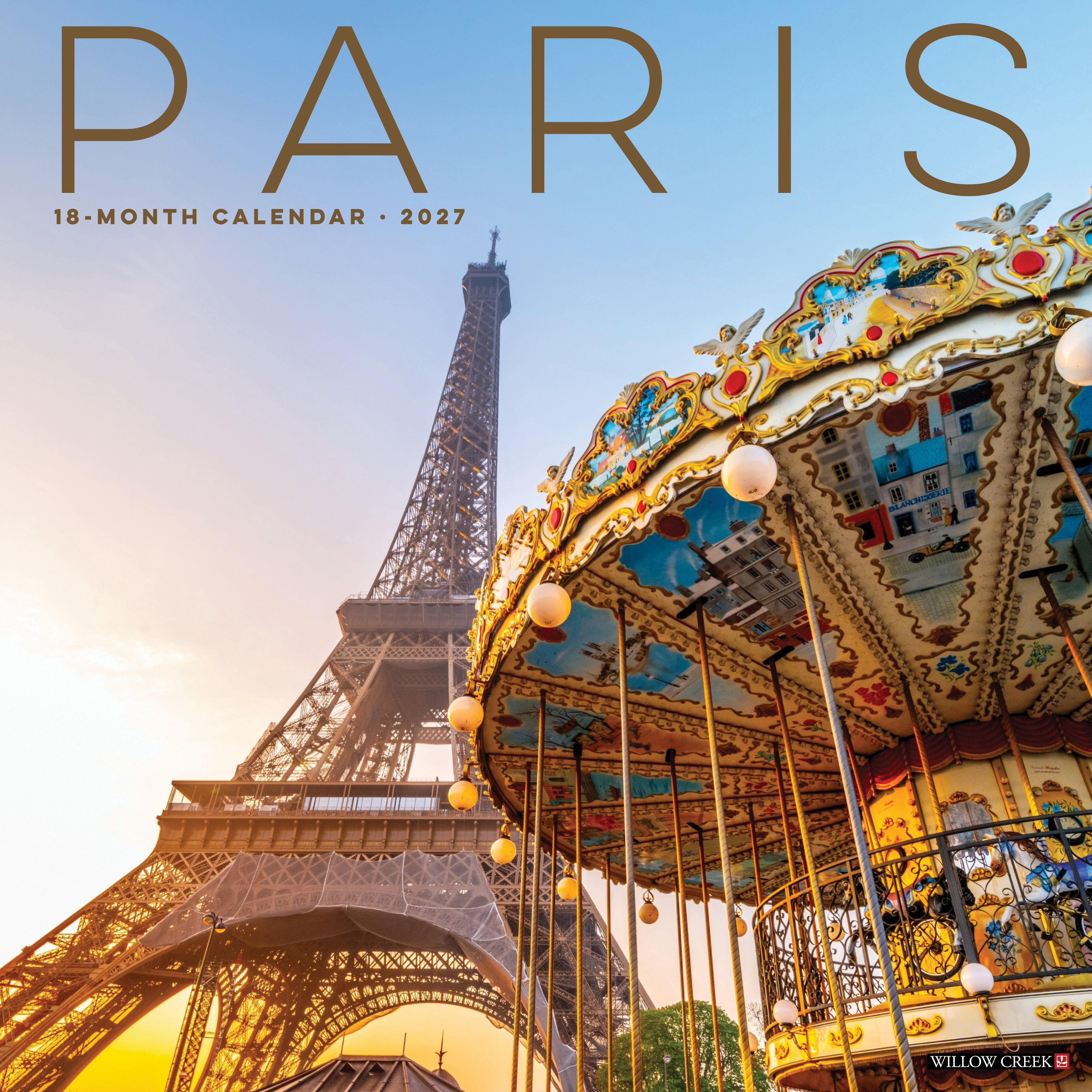 Willow Creek Press, Paris 2027 Wall Calendar