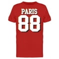 thumbnail image 1 of Paris 88 T-Shirt Men -Image by Shutterstock, Male XX-Large, 1 of 2