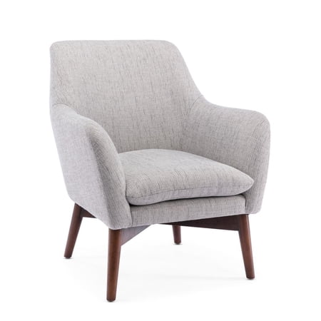 Paris Accent Chair in Sea Oat Beige Polyester Performance Fabric