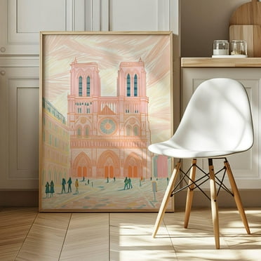 Paris Art Print Paris City Poster Watercolor Paris Wall Art Modern Minimalist Paris Art Paris Poster Trendy Home Decor City Prints France 05 Wall Art, Modern Wall Decor, 8x12 UNFRAMED