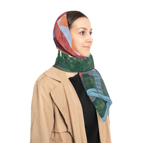 Paris Art Studio Poly Scarf