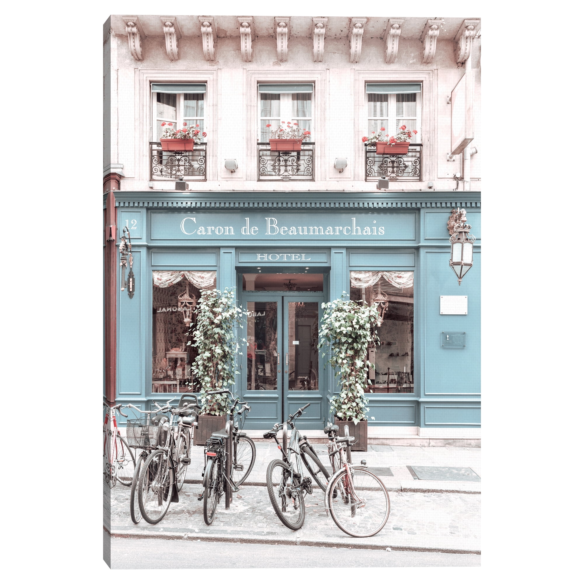 Paris Bikes by Heather Loriece Canvas Art Print