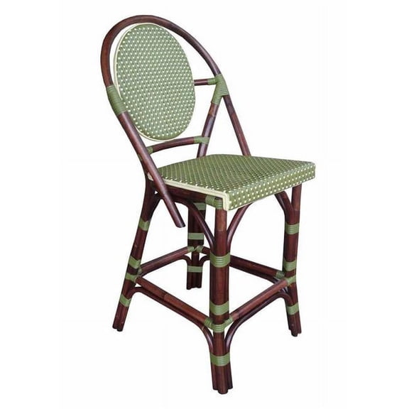 Paris Bistro Counter Stool - Green