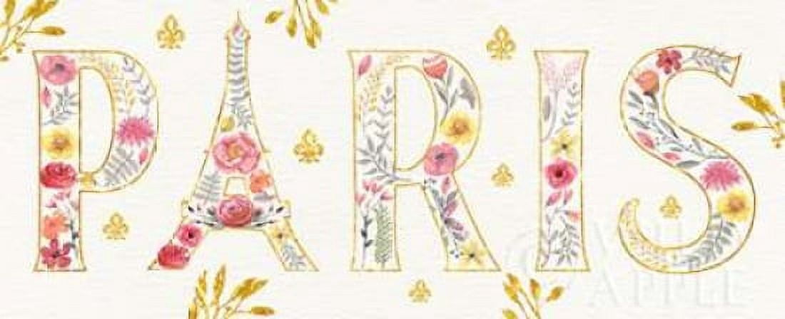 Paris Blooms V Canvas Art - Jess Aiken (24 x 48)