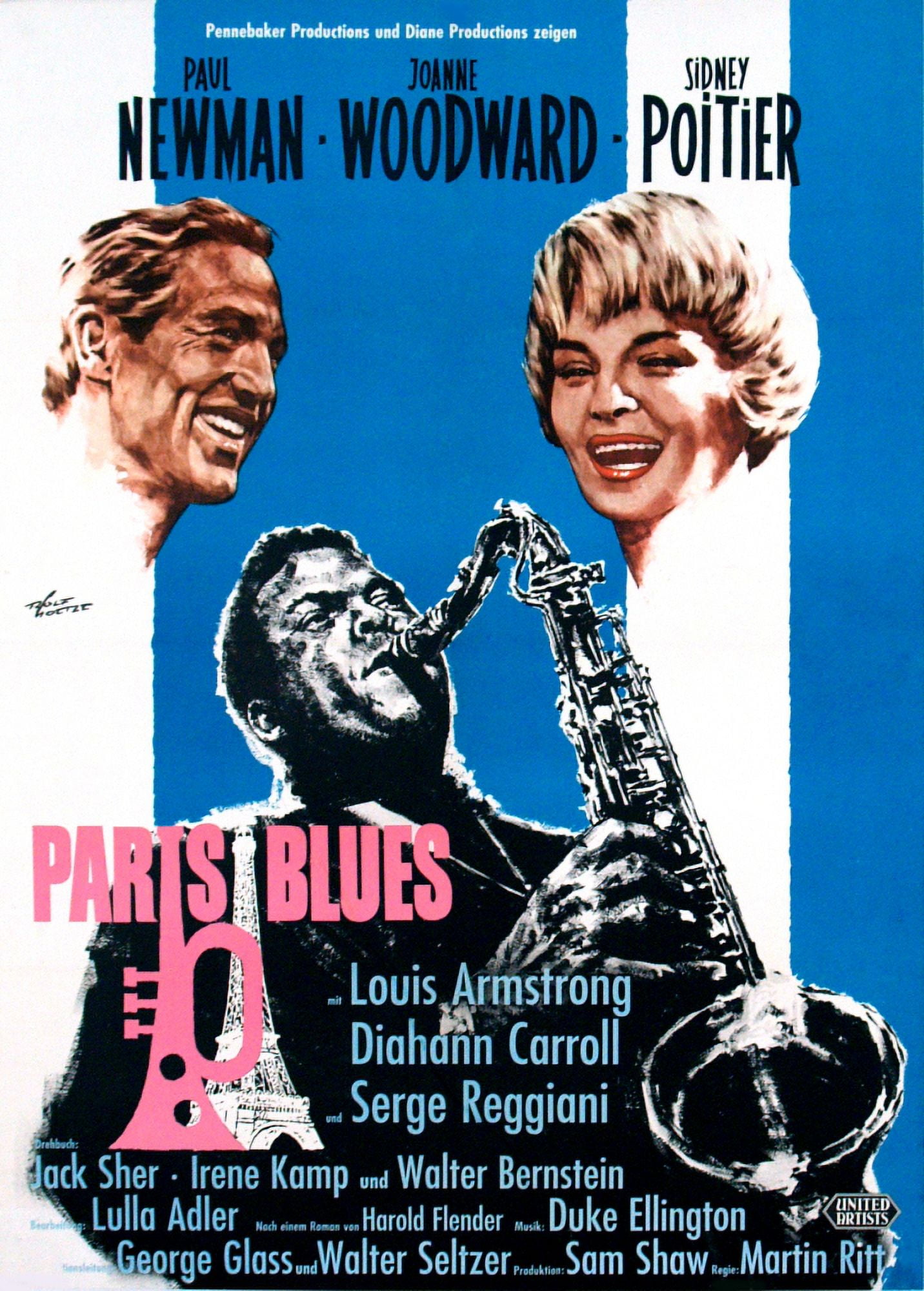 Paris Blues Canvas Art - (24 x 36)