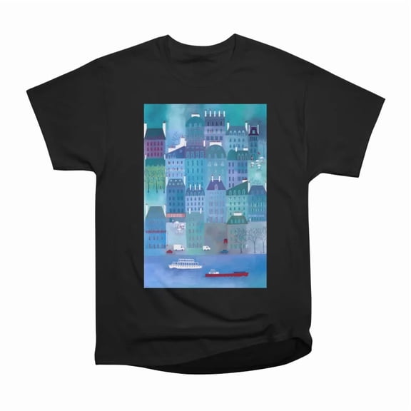 Paris Blues T-Shirt Tee Gift For Him Merch For Her Apparel For Friend