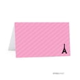 thumbnail image 1 of Koyal Wholesale Paris Bonjour Bebe Girl Baby Shower Printable Table Tent Place Cards, 20-Pack, 1 of 2