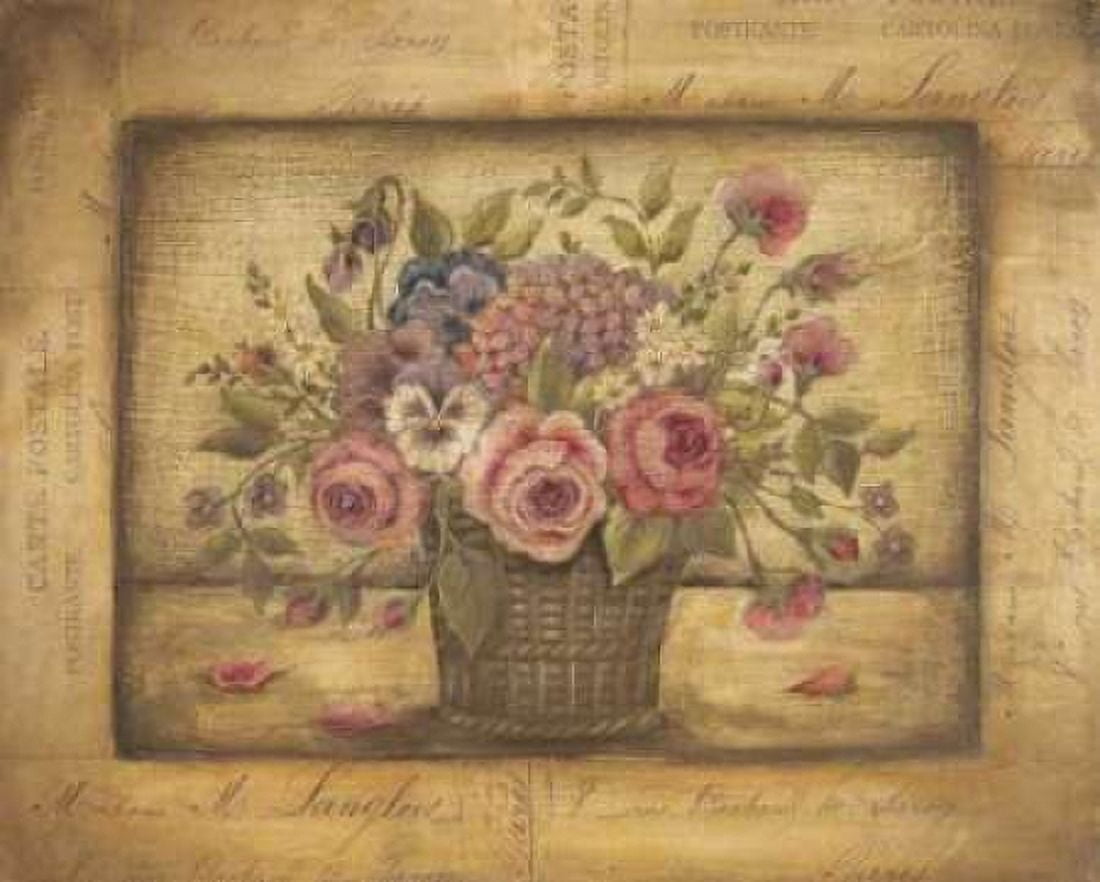 Paris Bouquet II Canvas Art - Kimberly Poloson (24 x 30)
