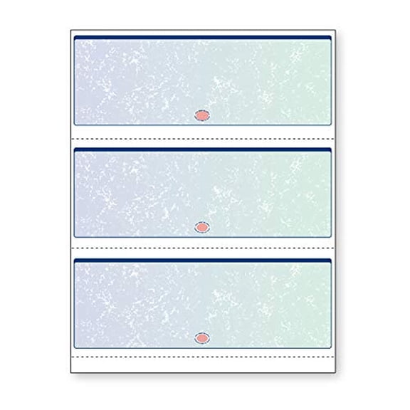 Paris Business Products 04539RM DocuGard Standard Security Prismatic Business Middle Check, 24lb, Letter, 500/RM