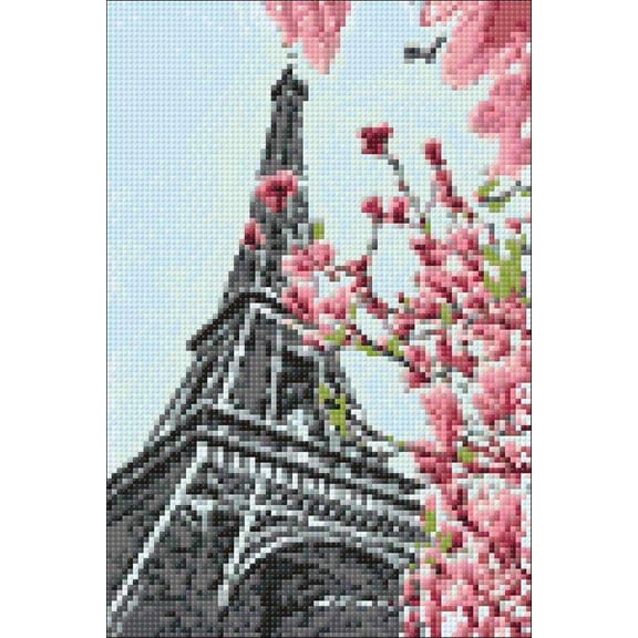 Paris CS128 7.9 x 11.8 inches Crafting Spark Diamond Painting Kit