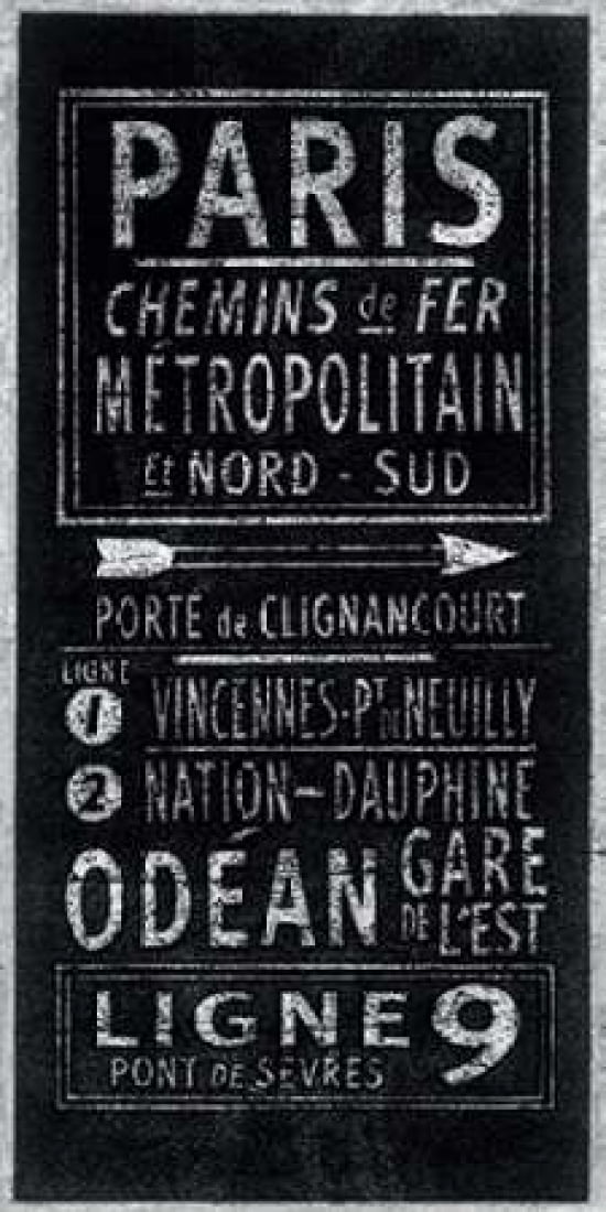 Paris Canvas Art - Barry Goodman (24 x 48)