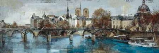 Paris Canvas Art - Marti Bofarull (8 x 24)