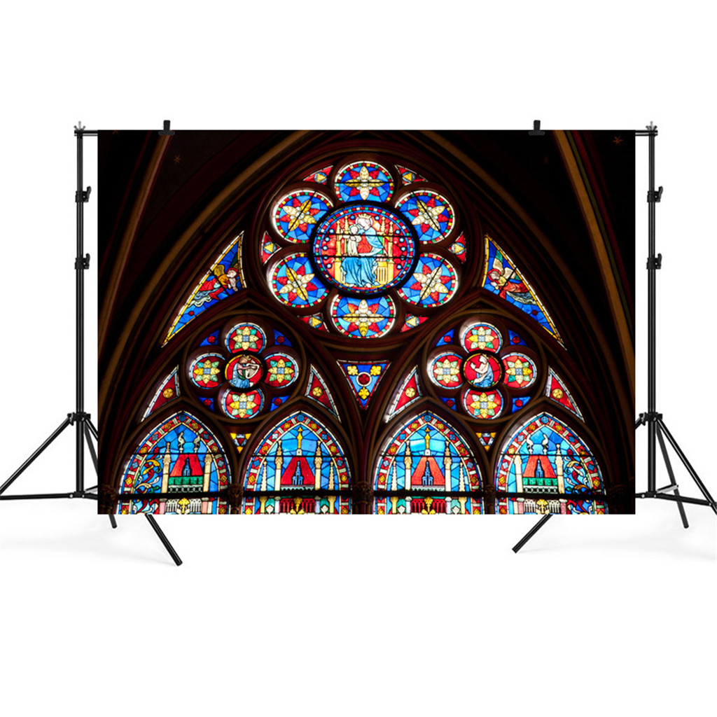 Paris Cathedral Rose Window Backdrops Photography Studio Background