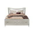 thumbnail image 1 of Global Furniture USA Traditional Glam Paris Champagne Queen Bed With Led, Champagne, 1 of 4