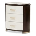 thumbnail image 1 of Paris Chic Wood & Marble Nightstand - Espresso, 1 of 10