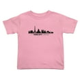 thumbnail image 1 of Paris City France Silhouette Cute Toddler Tshirts for Boys Girls (Pink, Youth L), 1 of 5