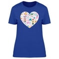 thumbnail image 1 of Paris City In Heart Colorful Tee Women's -Image by Shutterstock, 1 of 2