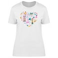 thumbnail image 1 of Paris City In Heart Colorful Tee Women's -Image by Shutterstock, 1 of 2