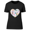 thumbnail image 1 of Paris City In Heart Colorful Tee Women's -Image by Shutterstock, 1 of 2