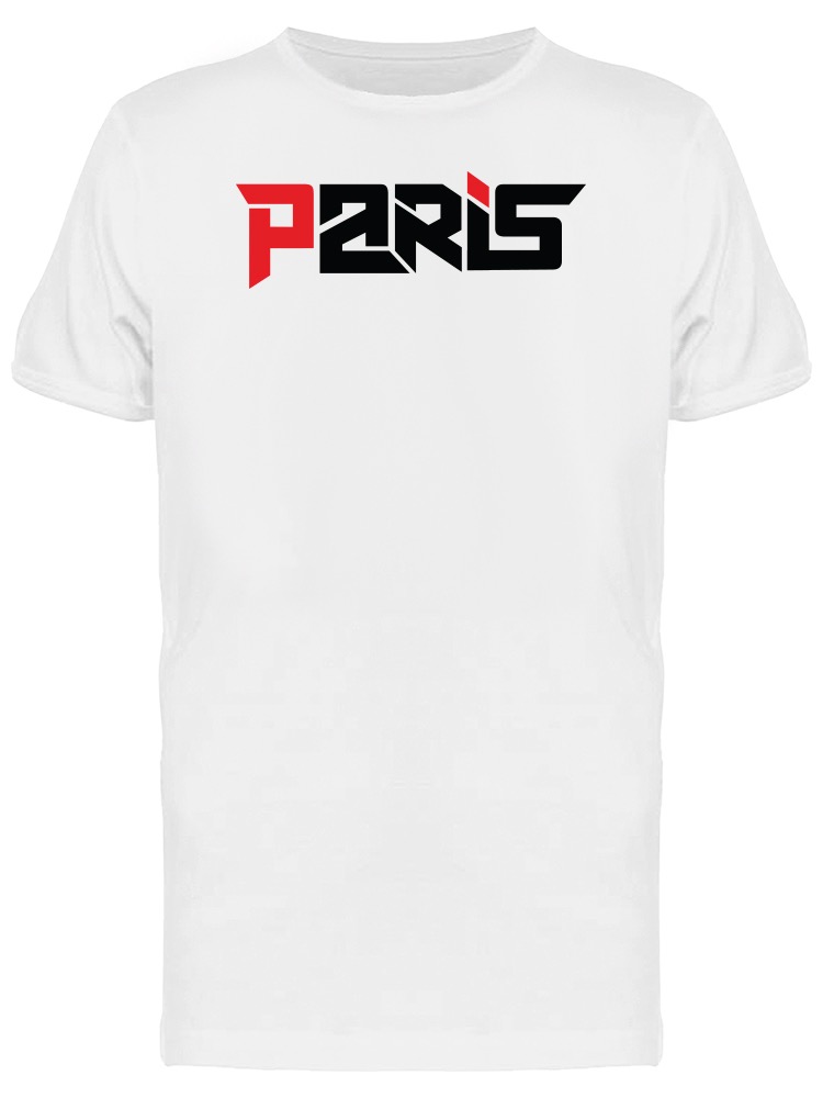 Paris City Lettering T-Shirt Men -Image by Shutterstock, Male 4X-Large - image 1 of 2